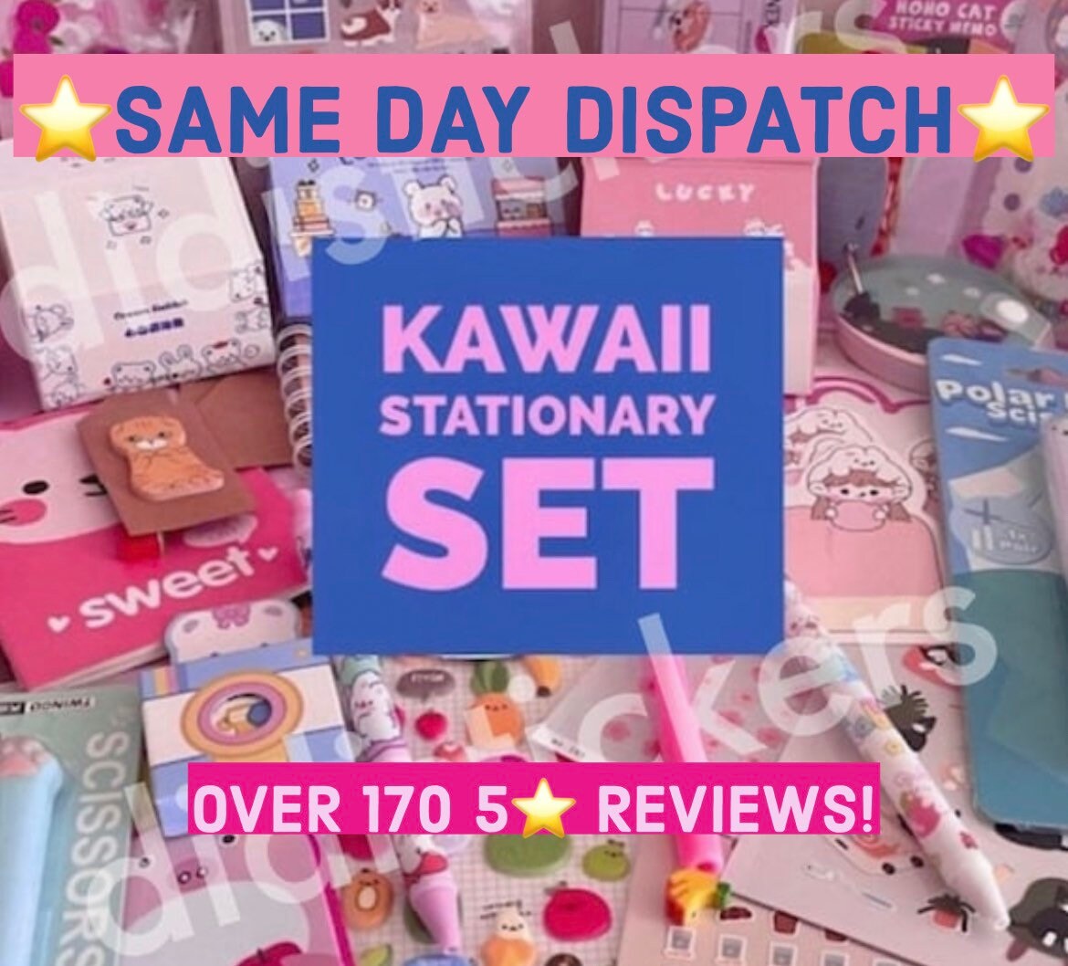Kawaii Craft Box Set | Gift Set | Kawaii Stationery |cute Kawaii