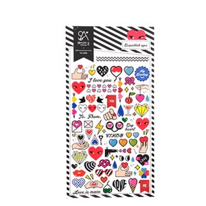 Sonia COQUETTISH EYES stickers , suatelier, tiny stickers, doodle stickers, journal, planner, scrapbook, phone case stickers, mail stickers,