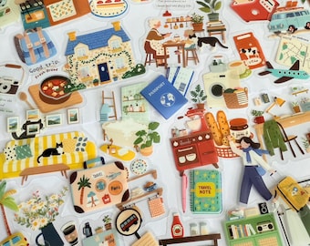Daily life Stickers| journal stickers |travel |home |cooking |holdisys  Sticker|Korean Stickers| lifestyle market | planner | BUJO