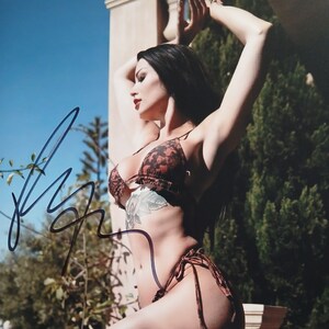 Paige (aka) Saraya Signed 8x10 Photo - Authentic Autograph W/A1COA