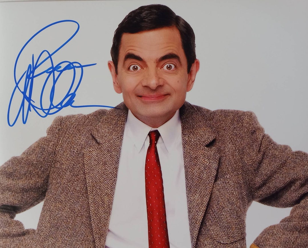 Rowan Atkinson Signed 8x10 Photo Mr Bean Authentic Autograph W/ A1COA