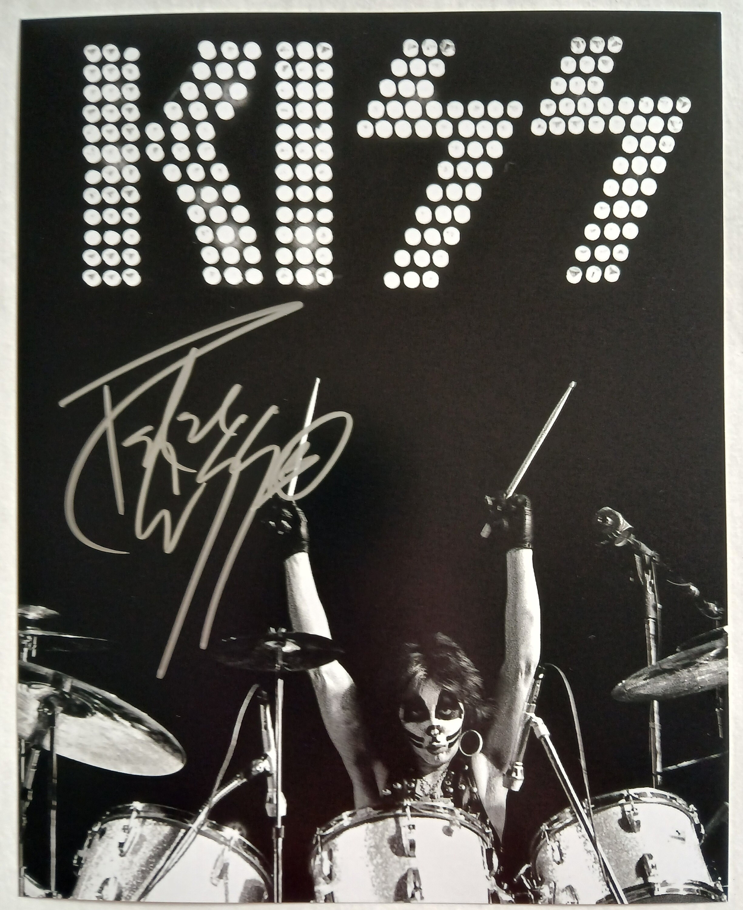 PETER CRISS signed autographed photo COA Hologram