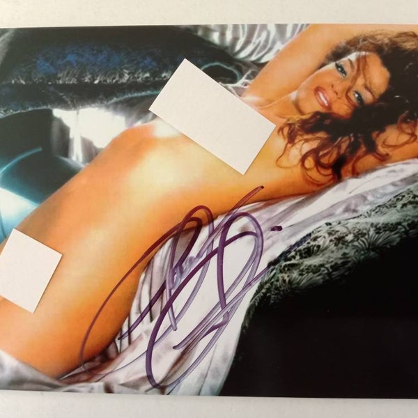 Claudia Christian Signed 4x6 Photo - NSFW - Authentic Autograph W/ A1COA