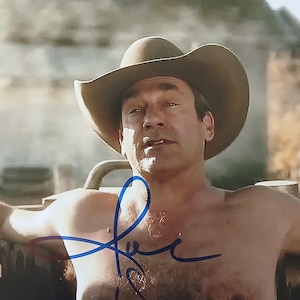 Jon Hamm Signed 8x10 Photo - Authentic Autograph W/ A1COA