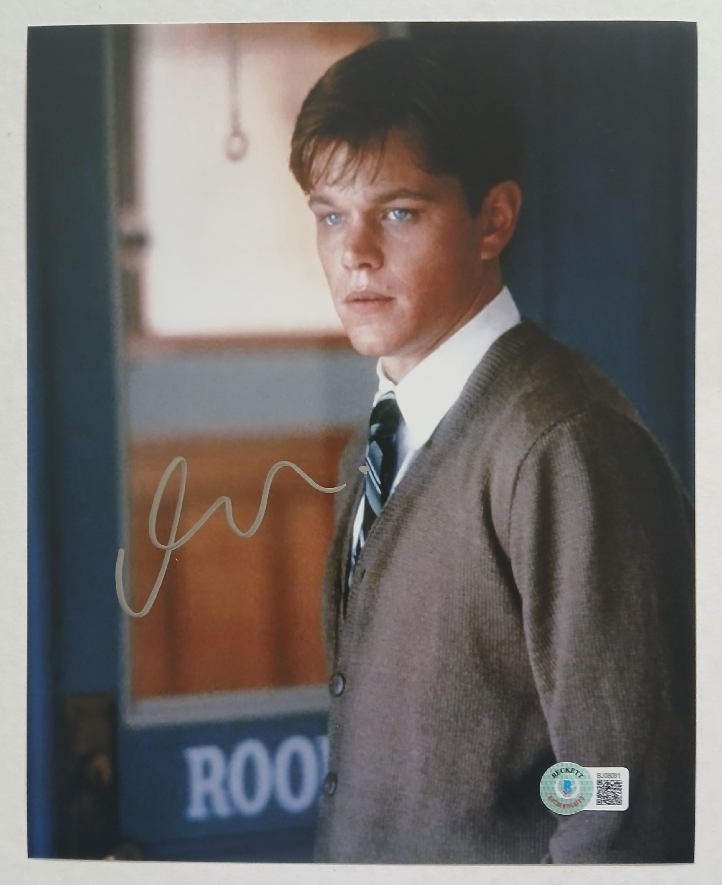 Matt Damon Signed - Etsy