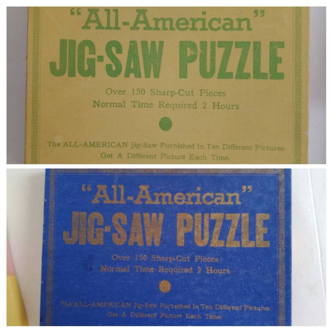 Antique Jigsaw Puzzles Vintage Jig Saw Puzzle Spirit of Etsy