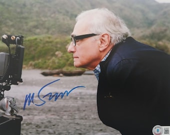 Martin Scorsese Signed 8x10 Photo - Beckett BAS Authentic Autograph