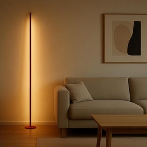 Gica Contra Floor Lamp | Handmade Modern Light Column | Minimalist Italian Design for Creative Interiors