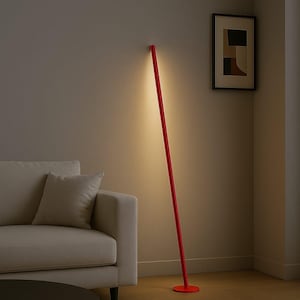 Gica Contra Floor Lamp – Handmade Minimalist Italian Light Sculpture