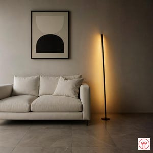 Gica Contra Floor Lamp – Handmade Minimalist Italian Light Sculpture