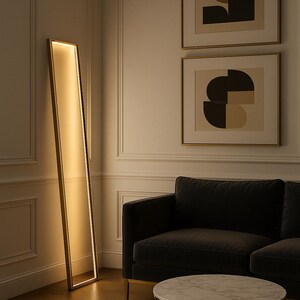 Contemporary minimalist black lamp frame, handmade in Italy. Sleek design, ideal for modern interiors. Lighting not included in this image.