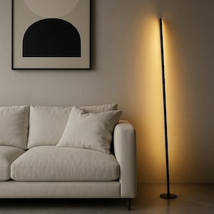 Gica Contra Floor Lamp – Handmade Minimalist Italian Light Sculpture