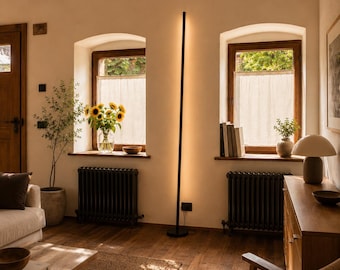 Luminária de chão minimalista | Luminária italiana artesanal para Japandi Homes | Impostos incluídos