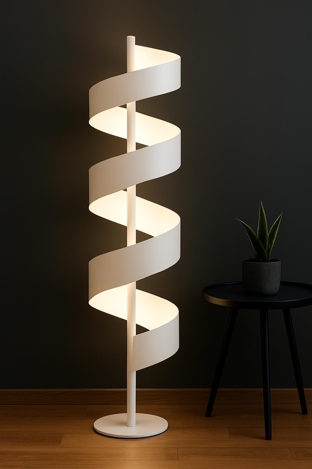 Aura Floor Lamp – Handmade Minimalist Italian LED Sculpture