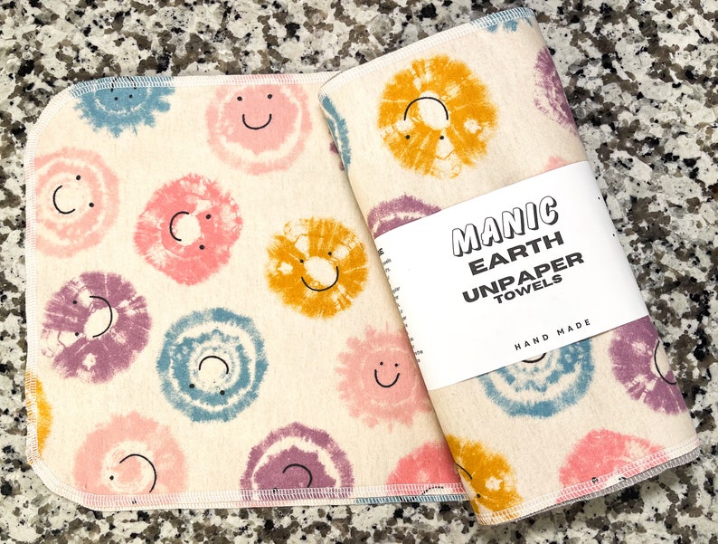 Ecofriendly Reusable Paperless Kitchen Towels Sustainable Cloth Towels