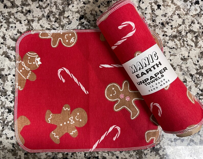 Paperless Paper Towel , Christmas Napkin . Reusable Paper Towel , Zero