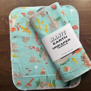 Panos de limpeza com desperdício zero - Toalhas de algodão reutilizáveis para cozinhas ecológicas, troca sustentável por toalhas de papel, ideia de presente para inauguração de casa