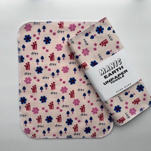 Toalha de papel reutilizável, toalhas de papel sem papel, toalhas de papel reutilizáveis para cozinha, casa sem desperdício, presente ecológico, Cottagecore.