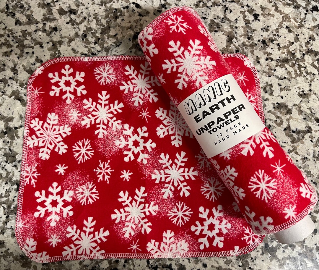 Paperless Paper Towel , Christmas Napkin . Reusable Paper Towel , Zero