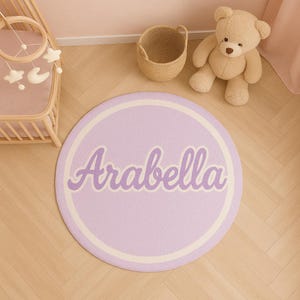 Custom  Name Rug Personalized Tufted Rug .