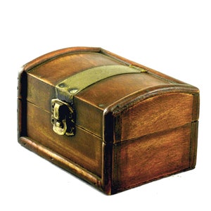 Wooden handmade box personalised,  for your jewellery, photos or some little things vintage colonial mini trunk  birthday wedding gift small