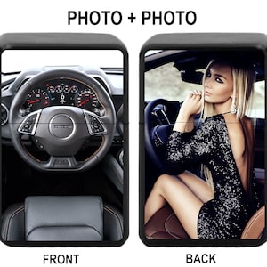 Lighter personalised CHEVROLET CAMARO cockpit birthday gift  photo / text, metal tin box with your picture / petrol metal lighter dedication