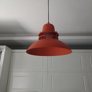 Lantern Pendant Light | Vintage Rustic Light Fixture | Diameter 34 cm Metal Pendant Lamp | Unique Pendant Lighting Hanging Ceiling Light
