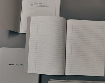 A5 Recycled paper Journal with lines I Sustainable Stationery