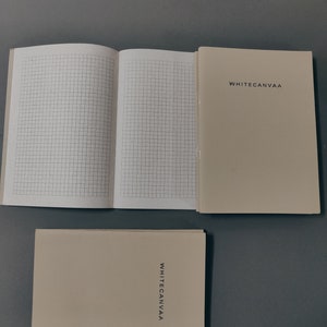 Sustainable Zero Waste Recycled paper Grid Notebook I Eco friendly I image 3