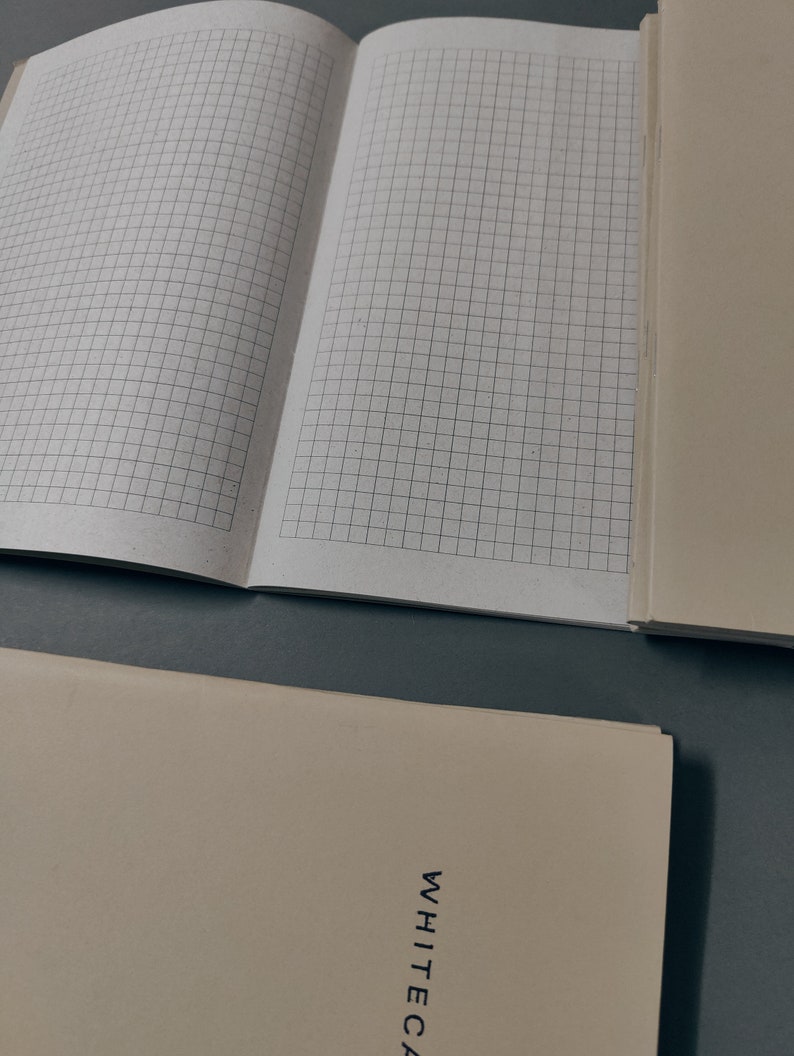 Sustainable Zero Waste Recycled paper Grid Notebook I Eco friendly I image 1