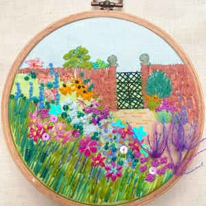 Herbaceous Border Embroidery Kit