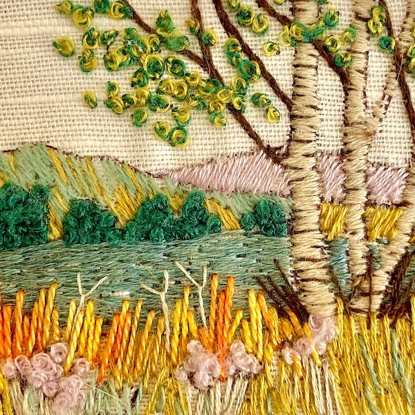 Silver Birches Embroidery Kit