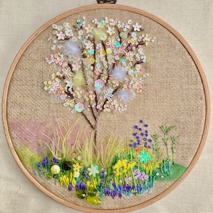 Spring Blossom Embroidery Kit