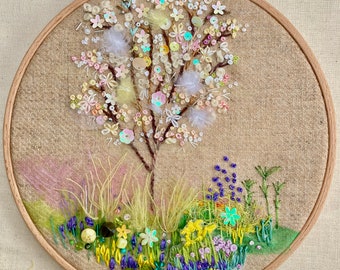 Spring Blossom Embroidery Kit