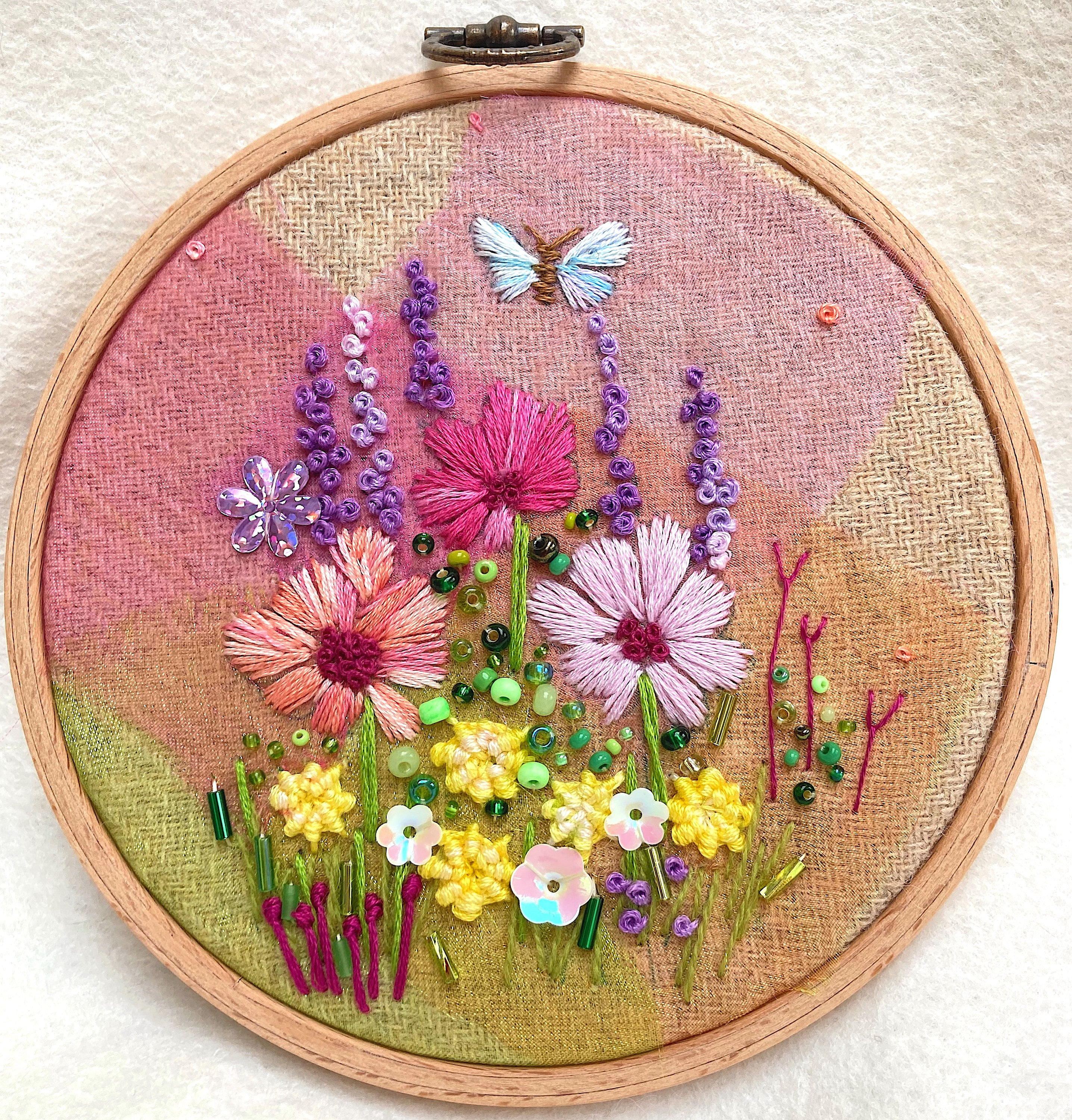 オリジナル　縫い付けタイプ　flowers Stitch IDEE Special Edition: Flower-filled Embroidery Designs