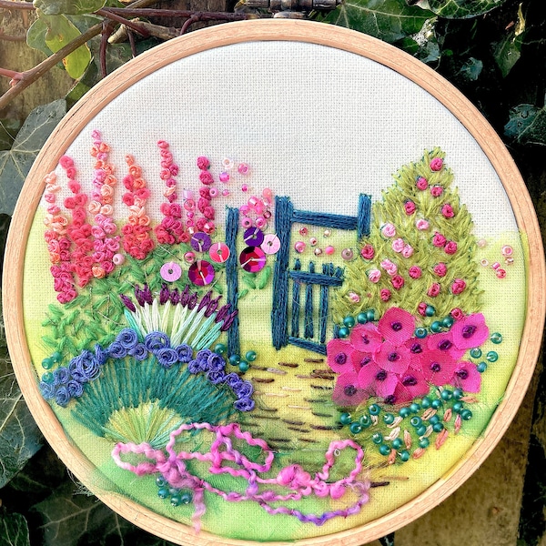 The Garden Gate Embroidery Kit