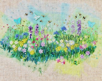 Hazy Summer Days Embroidery Kit
