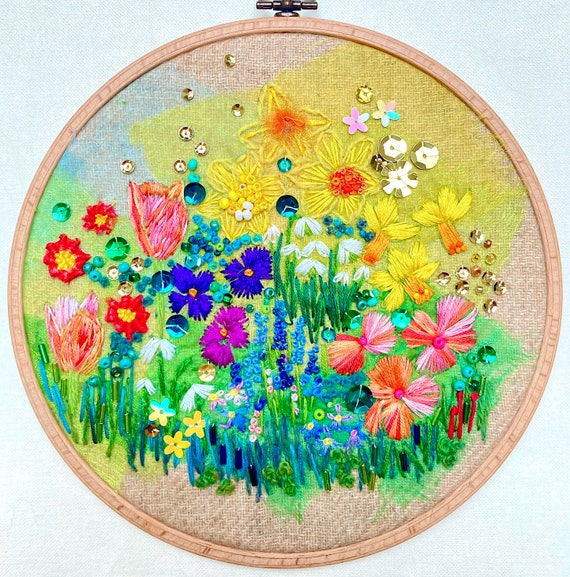 日本刺繍 作品 水仙 【公式通販】