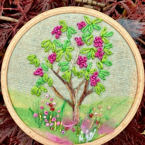 Rhododendron Walk Embroidery Kit