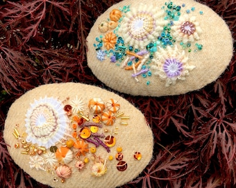 Kit de broderie de galets sur la plage