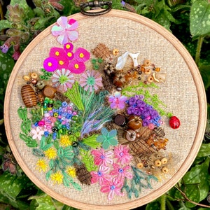 ロックガーデン刺繍キット