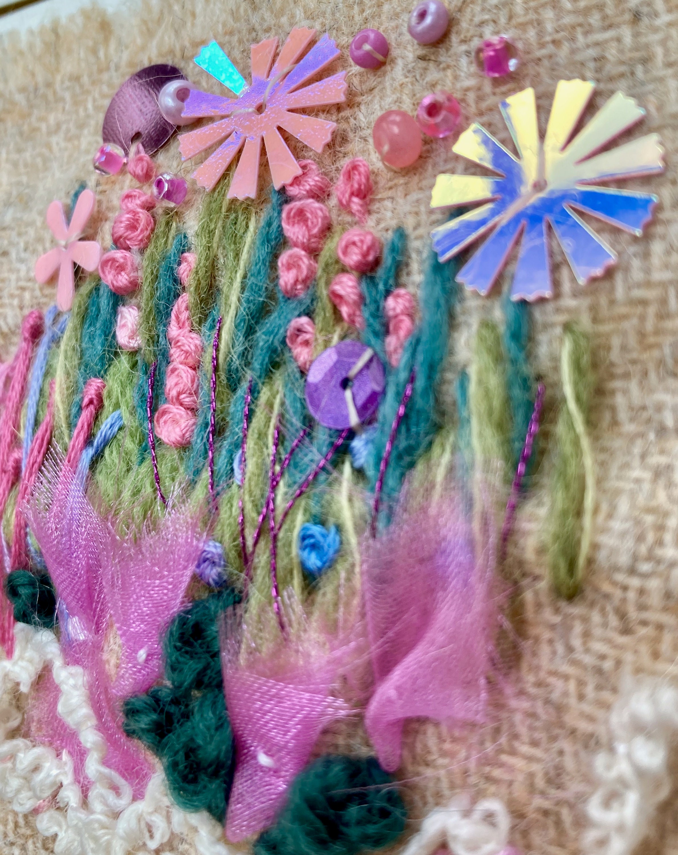 Cottage Garden Embroidery Cards Kit Etsy