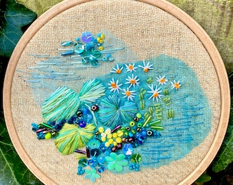 Waterlily Pool Embroidery Kit