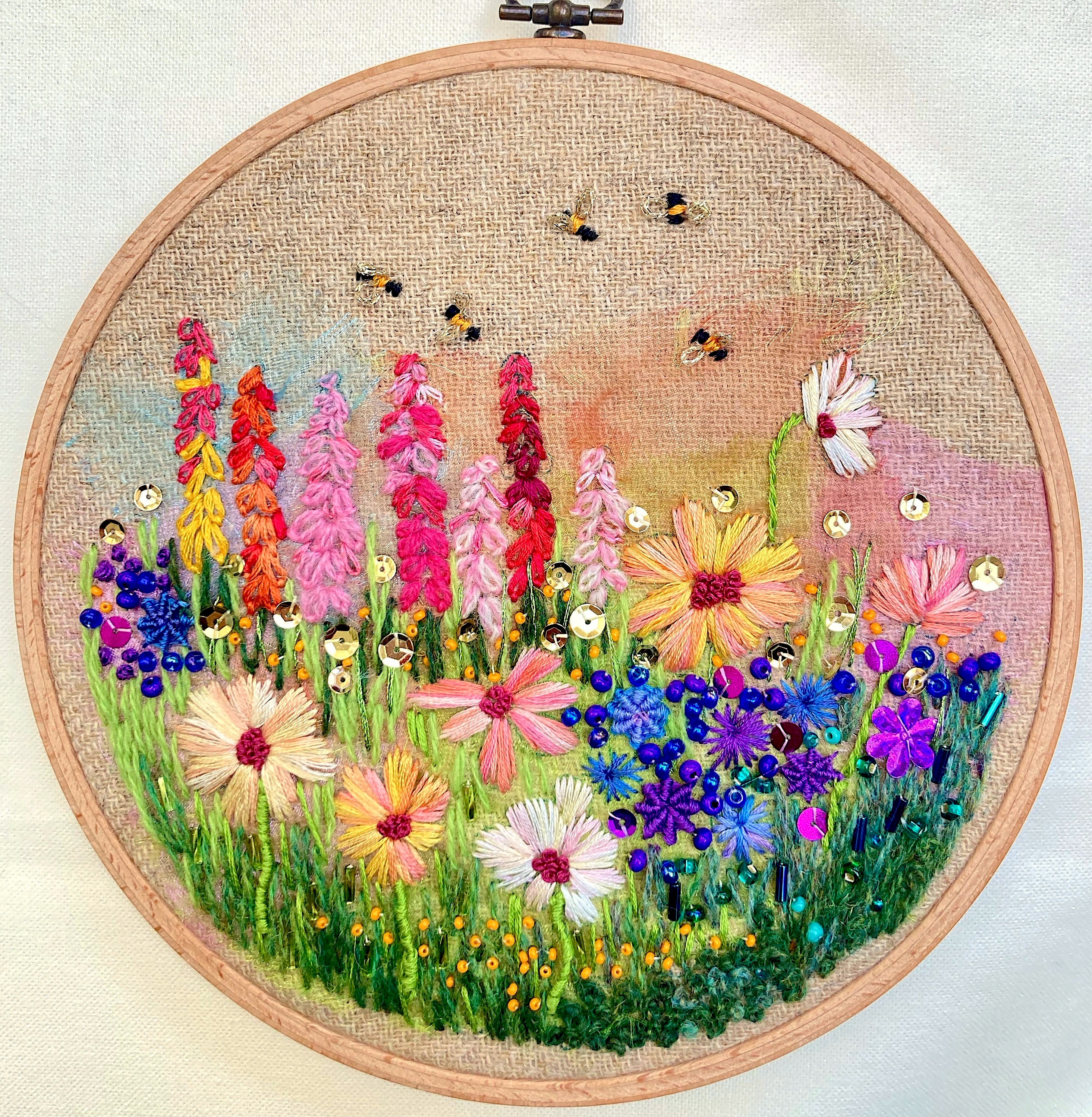 Cosmos and Snapdragons Embroidery Kit - Etsy
