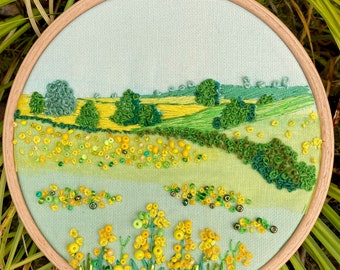Fields of Gold Embroidery Kit