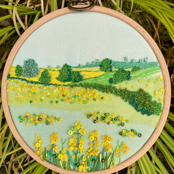 Fields of Gold Embroidery Kit