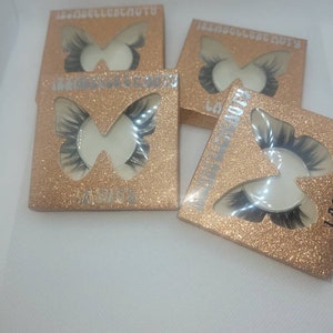Cute Eyelashes, Natural Fluffy Fake Eye Lashes, mixed thick wispy 5d faux Mink Eyelashes, 4 style  Eyelash bundles