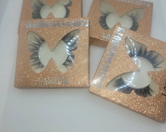 Fluffy 5D Faux Mink Eyelashes, Mixed Thick Wispy Lash Bundles
