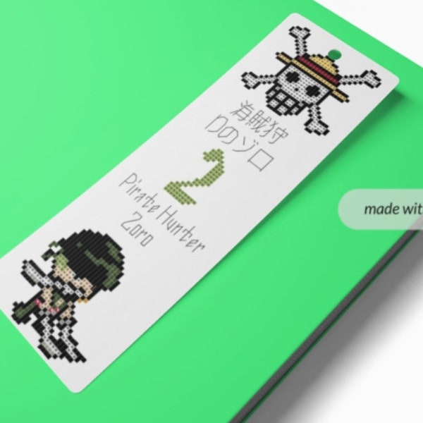 Roronoa Zoro Cross Stitch Pattern Etsy