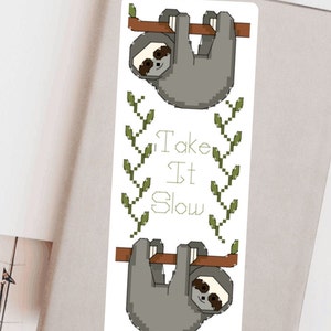 Sloth Bookmark Pattern